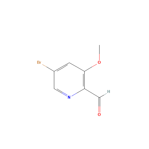 5-Bromo-3-methoxypicolinaldehyde (CAS: 1087659-24-2) - Chemical Structure and Molecular Formula 