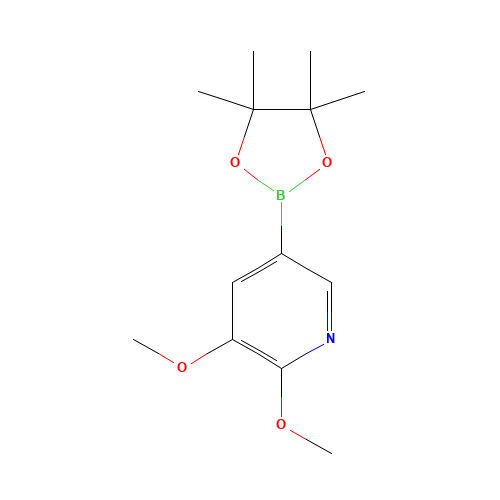2,3-Dimethoxy-5-(4,4,5,5-tetramethyl-1,3,2-dioxaborolan-2-yl)pyridine (CAS: 1083168-92-6) - Related Chemical Product