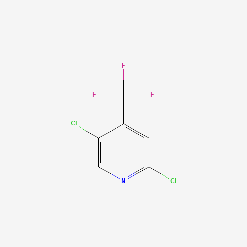 2,5-Dichloro-4-(trifluoromethyl)pyridine (CAS: 89719-92-6) - Chemical Structure and Molecular Formula 