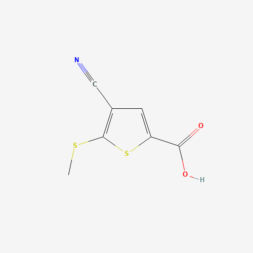 4-Cyano-5-methylsulfanylthiophene-2-carboxylic acid (CAS: 116170-85-5) - Related Chemical Product
