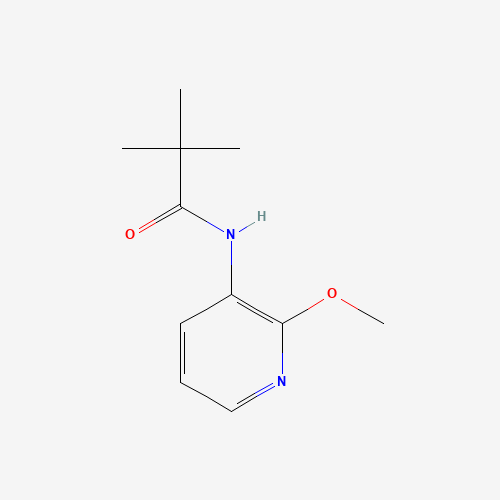 N-(2-Methoxypyridin-3-yl)pivalamide chemical structure N-(2-Methoxypyridin-3-yl)pivalamide (CAS: 125867-19-8) - Chemical Structure and Molecular Formula