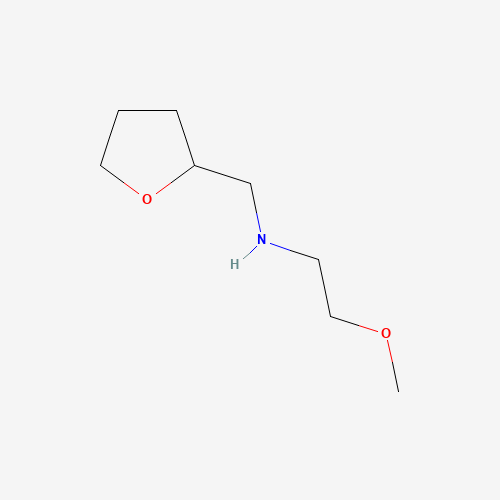 N-(2-Methoxyethyl)-N-(tetrahydrofuran-2-ylmethyl)-amine (CAS: 55100-02-2) - Chemical Structure and Molecular Formula 