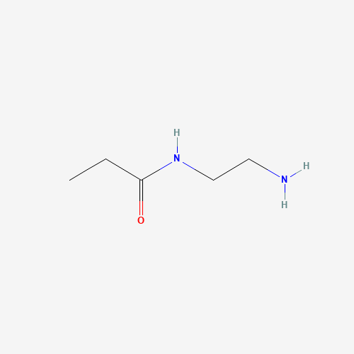 N-(2-Aminoethyl)propanamide (CAS: 925-58-6) - Chemical Structure and Molecular Formula 