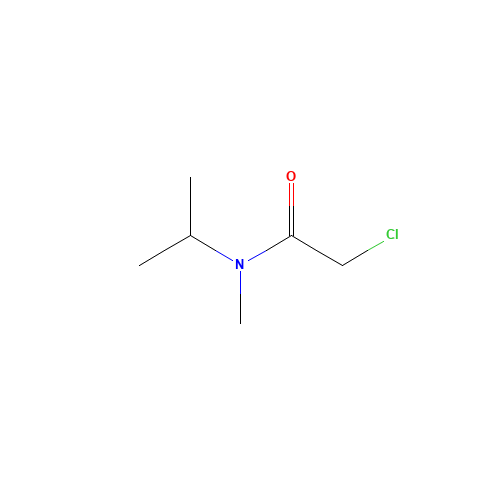 2-Chloro-N-isopropyl-N-methylacetamide (CAS: 39086-71-0) - Chemical Structure and Molecular Formula 