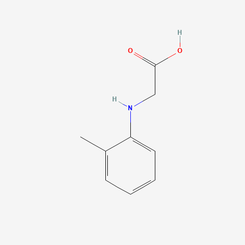 [(2-Methylphenyl)amino]acetic acid (CAS: 21911-61-5) - Chemical Structure and Molecular Formula 