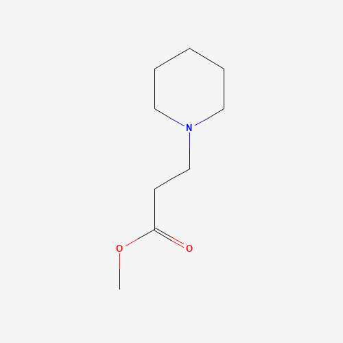 Methyl 3-piperidin-1-ylpropanoate (CAS: 23973-93-5) - Chemical Structure and Molecular Formula 