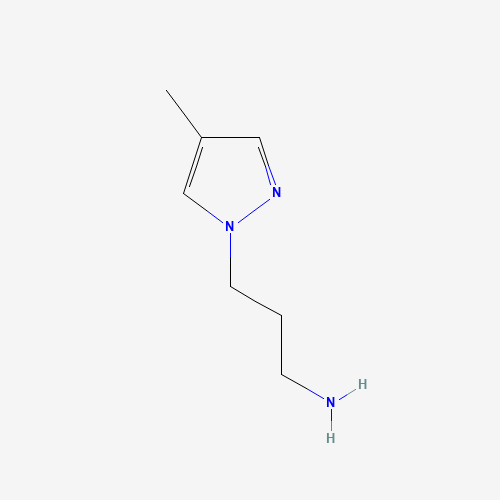 3-(4-Methyl-1H-pyrazol-1-yl)propan-1-amine (CAS: 956758-69-3) - Related Chemical Product