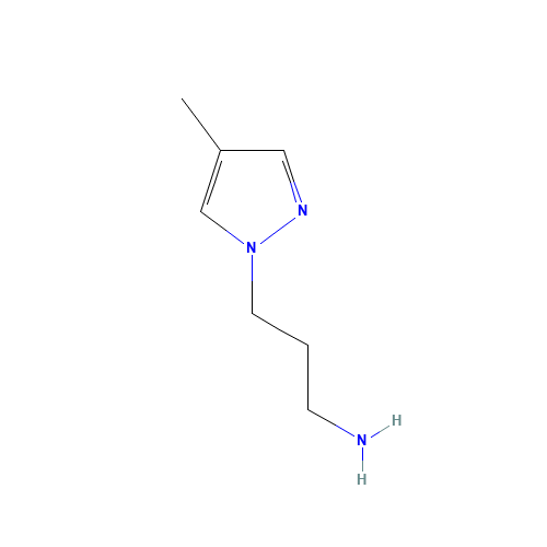3-(4-Methyl-1H-pyrazol-1-yl)propan-1-amine (CAS: 956758-69-3) - Related Chemical Product