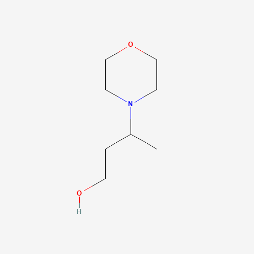 3-Morpholin-4-ylbutan-1-ol (CAS: 35806-22-5) - Chemical Structure and Molecular Formula 