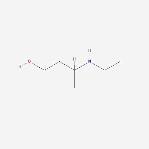 3-(Ethylamino)butan-1-ol (CAS: 76888-68-1) - Chemical Structure and Molecular Formula 