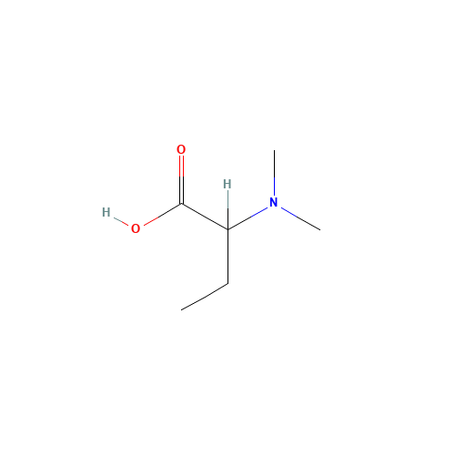 2-(Dimethylamino)butanoic acid (CAS: 170941-86-3) - Chemical Structure and Molecular Formula 