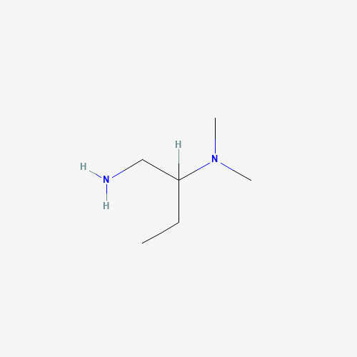N-[1-(Aminomethyl)propyl]-N,N-dimethylamine (CAS: 19764-59-1) - Chemical Structure and Molecular Formula 