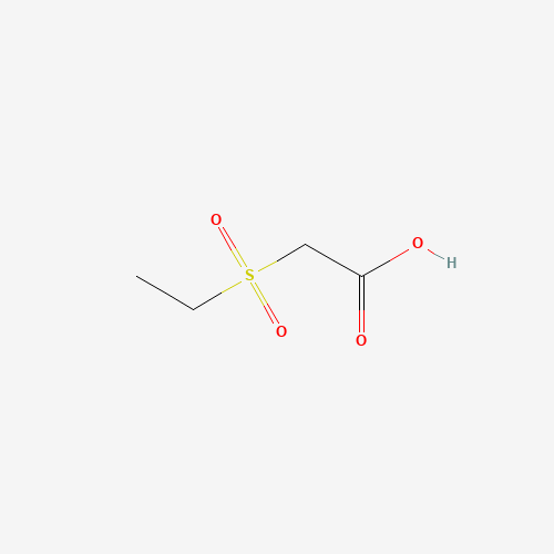 (Ethylsulfonyl)acetic acid (CAS: 141811-44-1) - Chemical Structure and Molecular Formula 