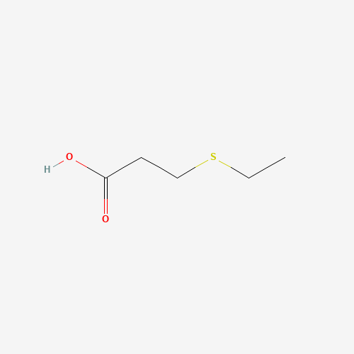 3-(Ethylthio)propanoic acid (CAS: 7244-82-8) - Chemical Structure and Molecular Formula 