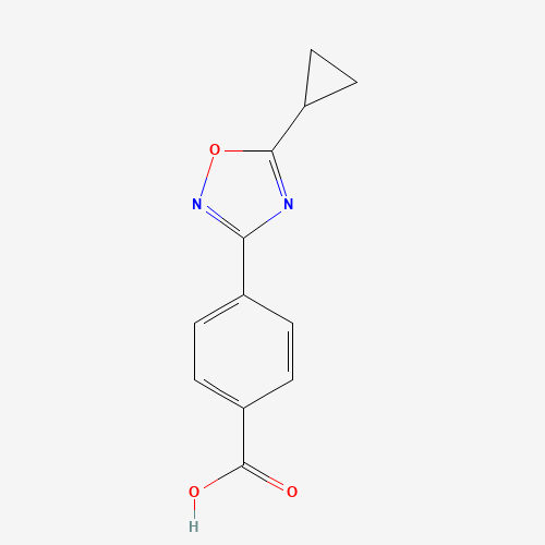 4-(5-Cyclopropyl-1,2,4-oxadiazol-3-yl)benzoic acid (CAS: 915920-27-3) - Related Chemical Product