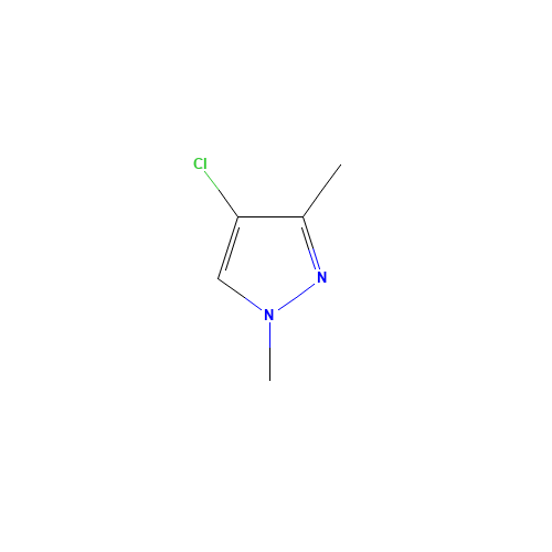 4-Chloro-1,3-dimethyl-1H-pyrazole (CAS: 15878-44-1) - Chemical Structure and Molecular Formula 