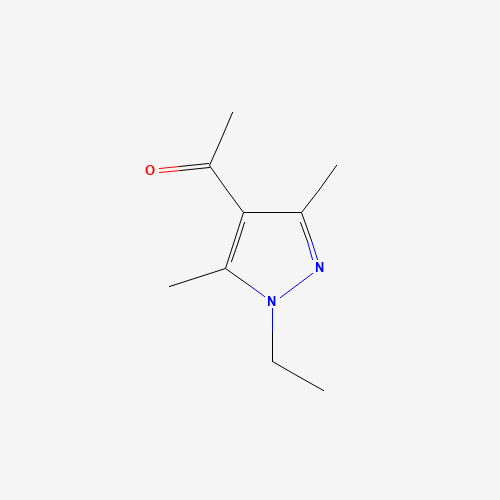1-(1-Ethyl-3,5-dimethyl-1H-pyrazol-4-yl)ethanone (CAS: 90565-37-0) - Chemical Structure and Molecular Formula 