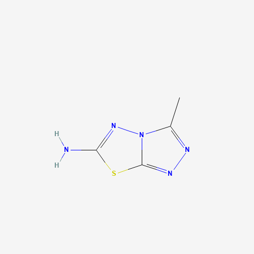 3-Methyl[1,2,4]triazolo[3,4-b][1,3,4]thiadiazol-6-amine (CAS: 3176-51-0) - Chemical Structure and Molecular Formula 