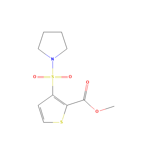 Methyl 3-(pyrrolidin-1-ylsulfonyl)thiophene-2-carboxylate (CAS: 895261-88-8) - Related Chemical Product