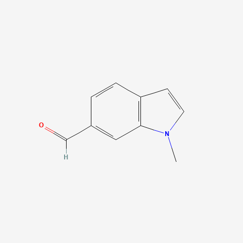 1-Methyl-1H-indole-6-carbaldehyde (CAS: 21005-45-8) - Chemical Structure and Molecular Formula 