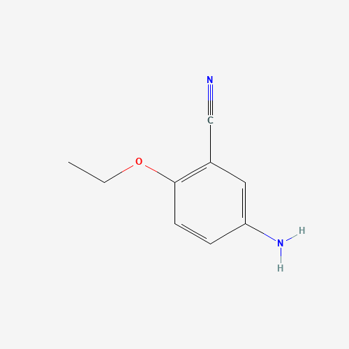 5-Amino-2-ethoxybenzonitrile (CAS: 1020046-39-2) - Chemical Structure and Molecular Formula 