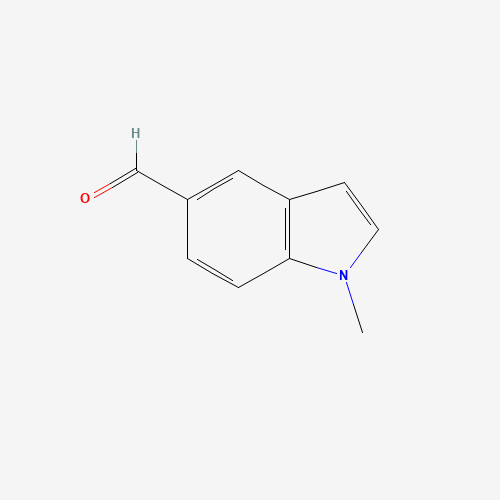 1-Methyl-1H-indole-5-carbaldehyde (CAS: 90923-75-4) - Chemical Structure and Molecular Formula 