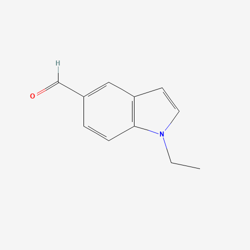 1-Ethyl-1H-indole-5-carbaldehyde (CAS: 944893-74-7) - Chemical Structure and Molecular Formula 