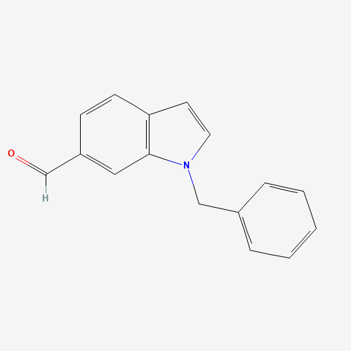 1-(4-Methylbenzyl)-1H-indole-6-carbaldehyde (CAS: 192997-34-5) - Chemical Structure and Molecular Formula 
