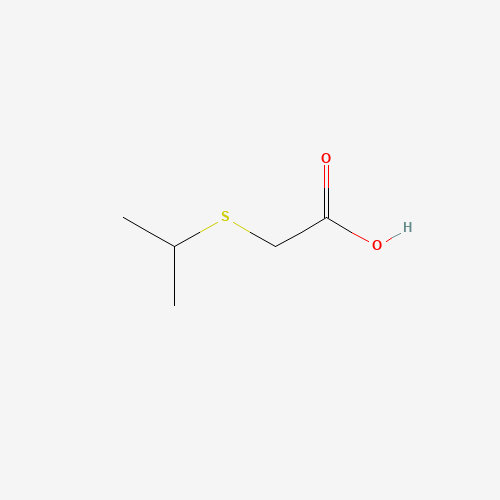 (Isopropylthio)acetic acid (CAS: 22818-59-3) - Chemical Structure and Molecular Formula 