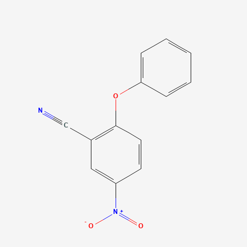 5-Nitro-2-phenoxybenzonitrile (CAS: 63707-35-7) - Chemical Structure and Molecular Formula 
