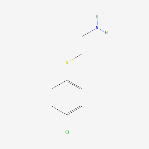 2-[(4-Chlorophenyl)thio]ethanamine (CAS: 36155-35-8) - Chemical Structure and Molecular Formula 