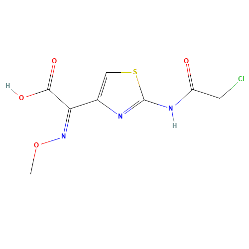(2Z)-{2-[(Chloroacetyl)amino]-1,3-thiazol-4-yl}(methoxyimino)acetic acid (CAS: 64486-18-6) - Related Chemical Product
