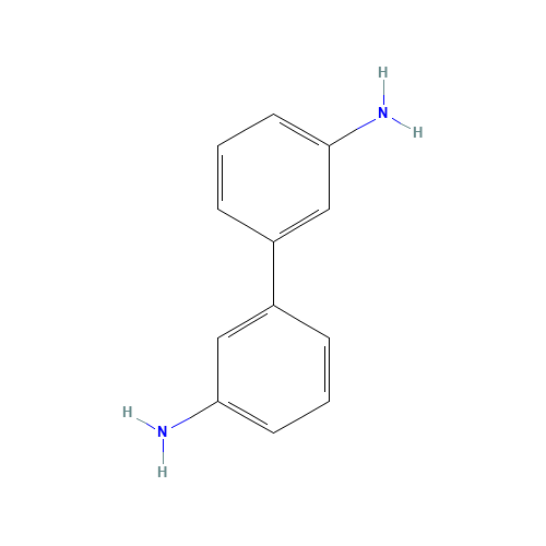 1,1'-Biphenyl-3,3'-diamine dihydrochloride (CAS: 2050-89-7) - Chemical Structure and Molecular Formula 