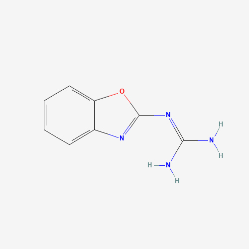 N-1,3-Benzoxazol-2-ylguanidine (CAS: 39123-82-5) - Chemical Structure and Molecular Formula 