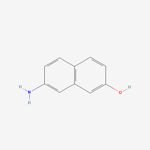 7-Amino-2-naphthol hydrochloride (CAS: 93-36-7) - Chemical Structure and Molecular Formula 
