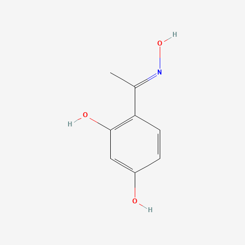 (1E)-1-(2,4-Dihydroxyphenyl)ethanone oxime (CAS: 6134-79-8) - Chemical Structure and Molecular Formula 