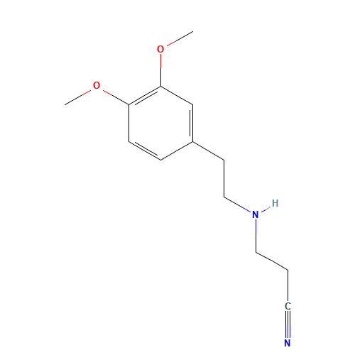 3-{[2-(3,4-Dimethoxyphenyl)ethyl]-amino}propanenitrile (CAS: 55982-97-3) - Related Chemical Product