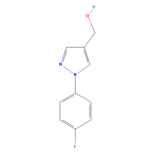 [1-(4-Fluorophenyl)-1H-pyrazol-4-yl]methanol (CAS: 153863-34-4) - Related Chemical Product