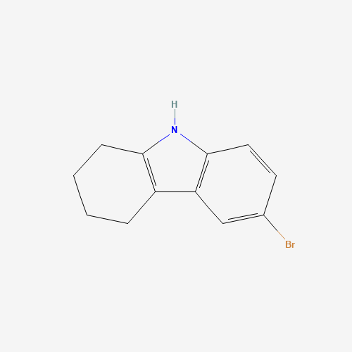 6-Bromo-2,3,4,9-tetrahydro-1H-carbazole (CAS: 21865-50-9) - Chemical Structure and Molecular Formula 
