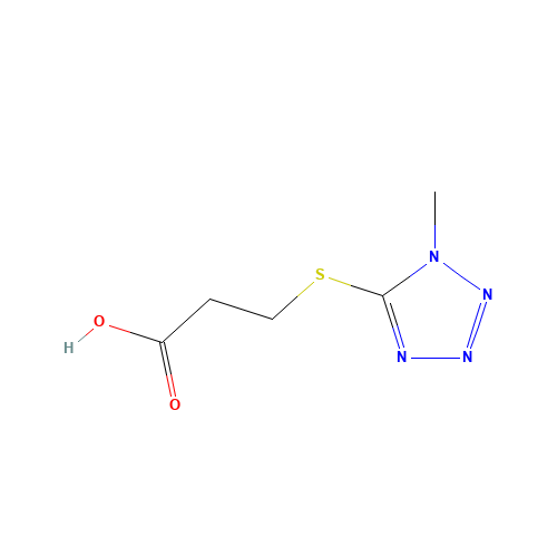 3-[(1-Methyl-1H-tetrazol-5-yl)thio]propanoic acid (CAS: 93211-24-6) - Related Chemical Product