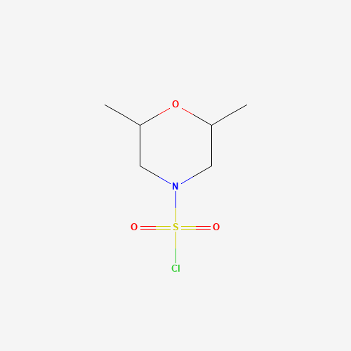 2,6-Dimethylmorpholine-4-sulfonyl chloride (CAS: 919026-20-3) - Chemical Structure and Molecular Formula 