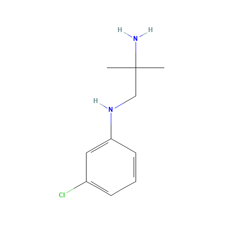 N-(2-Amino-2-methylpropyl)-N-(3-chlorophenyl)amine (CAS: 854650-27-4) - Related Chemical Product
