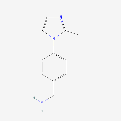 1-[4-(2-Methyl-1H-imidazol-1-yl)phenyl]methanamine (CAS: 883291-45-0) - Related Chemical Product