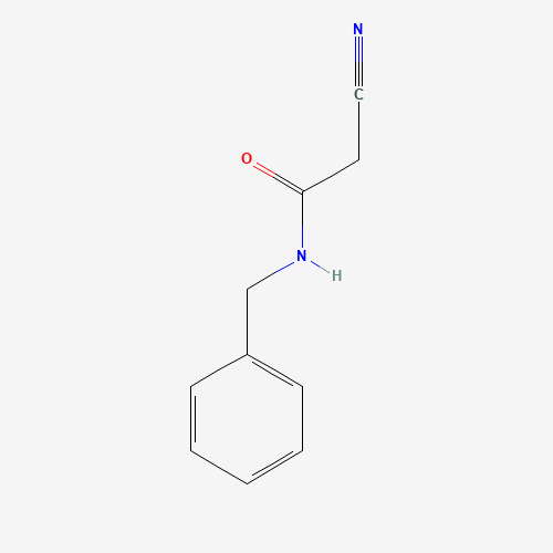 N-Benzyl-2-cyanoacetamide (CAS: 10412-93-8) - Chemical Structure and Molecular Formula 