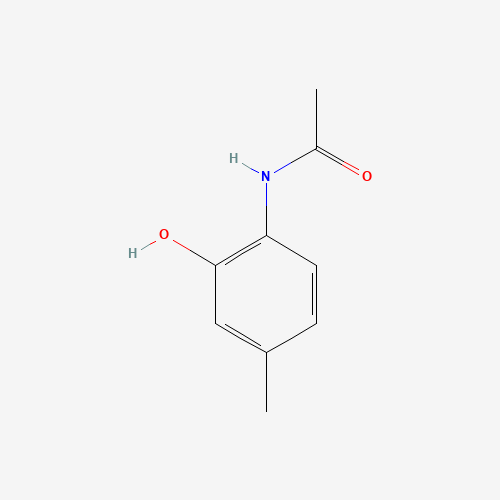 N-(2-Hydroxy-4-methylphenyl)acetamide (CAS: 13429-10-2) - Chemical Structure and Molecular Formula 