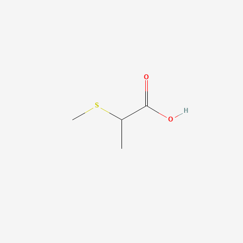 2-(Methylthio)propanoic acid (CAS: 58809-73-7) - Chemical Structure and Molecular Formula 