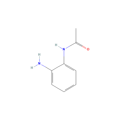 N-(2-Aminophenyl)acetamide (CAS: 34801-09-7) - Chemical Structure and Molecular Formula 