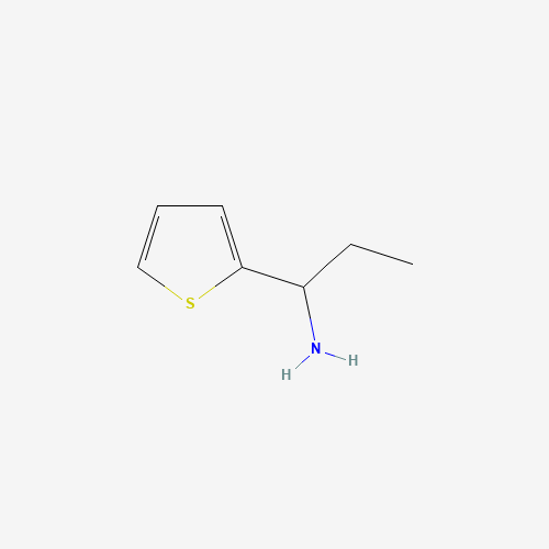 1-Thien-2-ylpropan-1-amine chemical structure 1-Thien-2-ylpropan-1-amine (CAS: 6315-55-5) - Chemical Structure and Molecular Formula