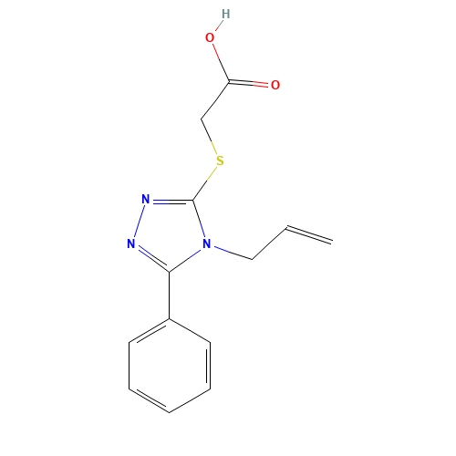 [(4-Allyl-5-phenyl-4H-1,2,4-triazol-3-yl)thio]-acetic acid (CAS: 18204-57-4) - Related Chemical Product