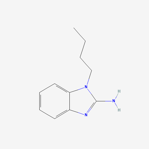 1-Butyl-1H-benzimidazol-2-amine (CAS: 91337-45-0) - Chemical Structure and Molecular Formula 